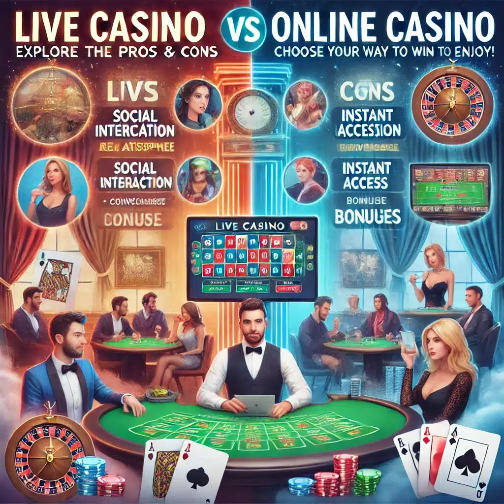 השוואה המלאה בין קזינו חי ל-Online Casino: גלו את כל היתרונות והחסרונות של כל אחד, ובחרו את הדרך שלכם ליהנות מהימורים מהנים ומשתלמים!